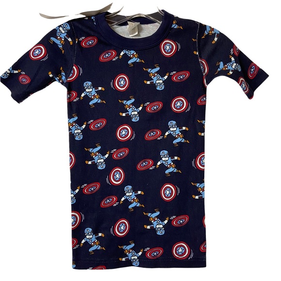 Set of 2 Hanna Andersson Kids Pajama Sleep T Shirts Size 8 and 10 - Picture 3 of 16